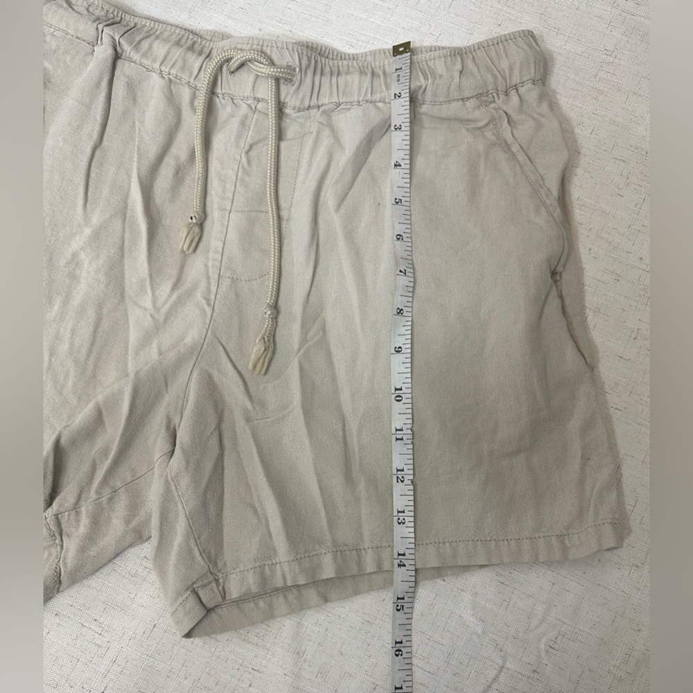 ASOS Tan Bermudas Relaxed Fit Cotton Blend 🤍🤍 - Picture 7 of 11